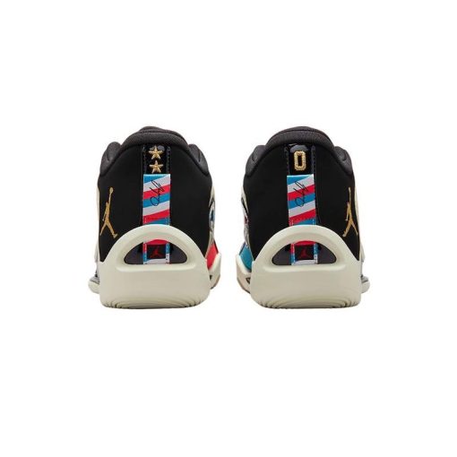 کتونی نایک جردن تاتوم سفید آبی قرمز Nike Jordan Tatum 1 Barbershop