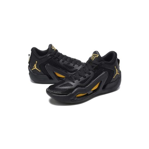 کتونی نایک جردن تاتوم مشکی طلایی Nike Jordan Tatum 1 Black Gold