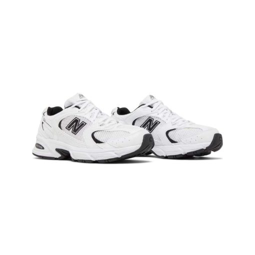 کتونی نیوبالانس 530 سفید و مشکی New Balance 530 White Black