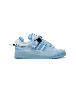 کتونی کژوال آدیداس فوروم بدبانی آبی Adidas Bad Bunny x Forum Buckle Low Blue Tint