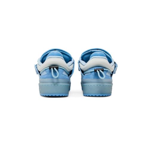 کتونی کژوال آدیداس فوروم بدبانی آبی Adidas Bad Bunny x Forum Buckle Low Blue Tint