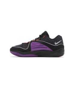 کفش بسکتبالی نایک KD16 مشکی بنفش Nike KD 16 Pathway Royalties