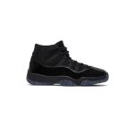 کفش ساقدار نایک ایرجردن 11 مشکی آبی Nike Air Jordan 11 Retro Cap and Gown