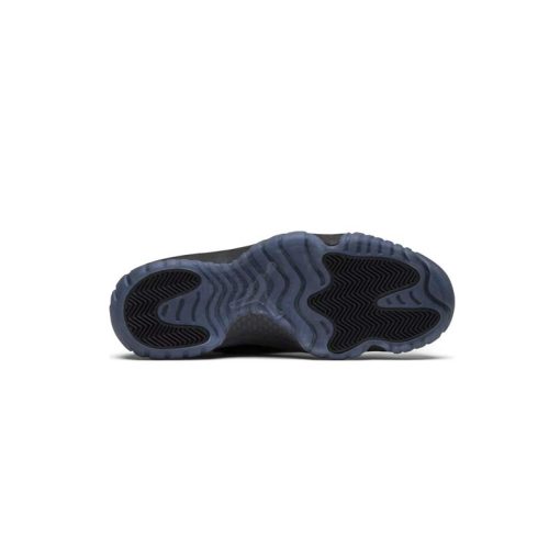 کفش ساقدار نایک ایرجردن 11 مشکی آبی Nike Air Jordan 11 Retro Cap and Gown