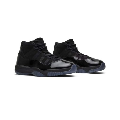 کفش ساقدار نایک ایرجردن 11 مشکی آبی Nike Air Jordan 11 Retro Cap and Gown