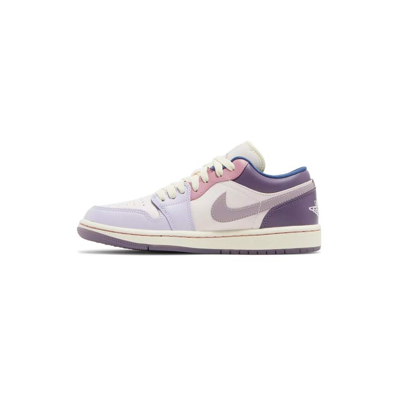 کفش نایک ایرجردن 1 ساق کوتاه بنفش پاستیلی Nike Air Jordan 1 Low Pastel Plum