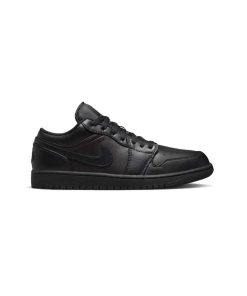 کفش نایک ایرجردن 1 ساق کوتاه فول مشکی Nike Air Jordan 1 Low Triple Black