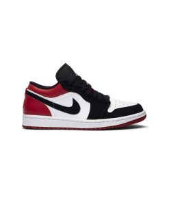 کفش نایک ایرجردن 1 ساق کوتاه مشکی قرمز Nike Air Jordan 1 Low Black Toe