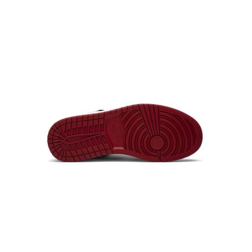 کفش نایک ایرجردن 1 ساق کوتاه مشکی قرمز Nike Air Jordan 1 Low Black Toe