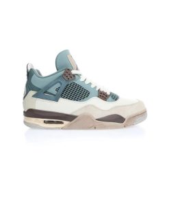 کفش نایک ایرجردن 4 سبز کرم قهوه ای اسنورلاکس Nike Air Jordan 4 snorlax