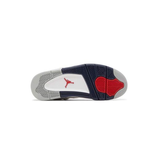 کفش نایک ایرجردن 4 سفید سورمه ای Nike Air Jordan 4 Retro Midnight Navy