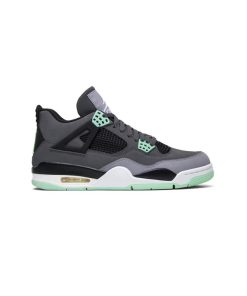 کفش نایک ایرجردن 4 طوسی سبز Nike Air Jordan 4 Retro Green Glow