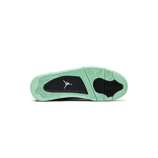 کفش نایک ایرجردن 4 طوسی سبز Nike Air Jordan 4 Retro Green Glow