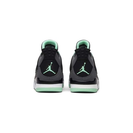 کفش نایک ایرجردن 4 طوسی سبز Nike Air Jordan 4 Retro Green Glow