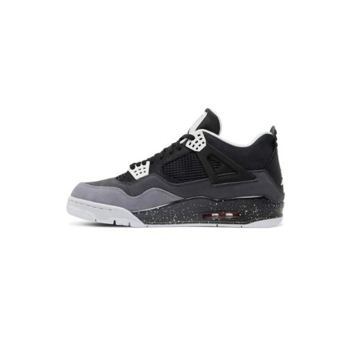 کفش نایک ایرجردن 4 مشکی طوسی Nike Air Jordan 4 Retro Fear