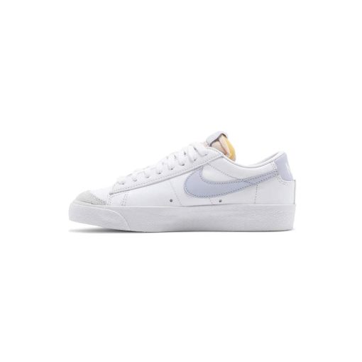 کفش نایک بلیزر ساق کوتاه سفید آبی آسمانی Nike Blazer Low 77 White Ghost