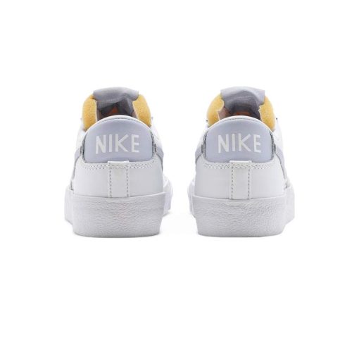 کفش نایک بلیزر ساق کوتاه سفید آبی آسمانی Nike Blazer Low 77 White Ghost