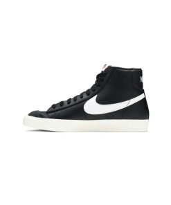 کفش نایک بلیزر ساقدار مشکی سفید Nike Blazer Mid 77 Vintage Black Sail