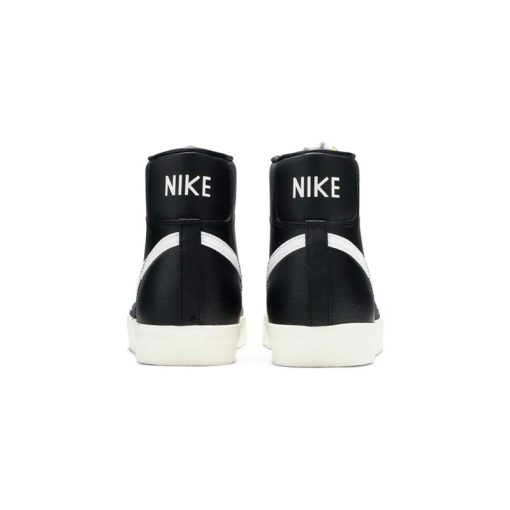 کفش نایک بلیزر ساقدار مشکی سفید Nike Blazer Mid 77 Vintage Black Sail