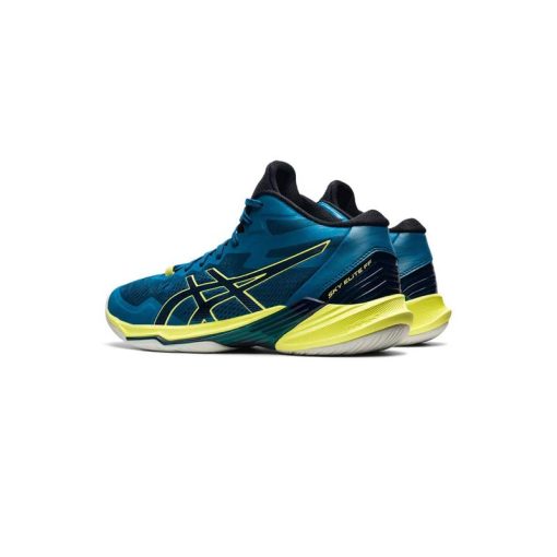 کفش والیبال اسیکس اسکای الیت آبی سبز Asics Sky Elite ff 2 Blue Green