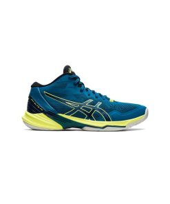کفش والیبال اسیکس اسکای الیت آبی سبز Asics Sky Elite ff 2 Blue Green