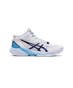 کفش والیبال اسیکس اسکای الیت سفید آبی Asics Sky Elite ff 2 White Blue