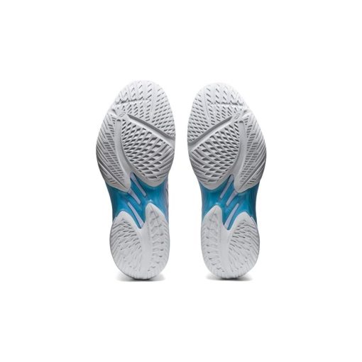 کفش والیبال اسیکس اسکای الیت سفید آبی Asics Sky Elite ff 2 White Blue