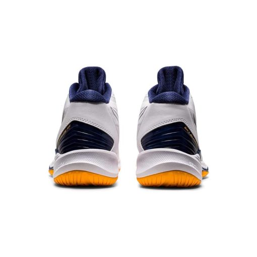 کفش والیبال اسیکس اسکای الیت سفید سورمه ای Asics Sky Elite ff 2 White Silver 1051A065
