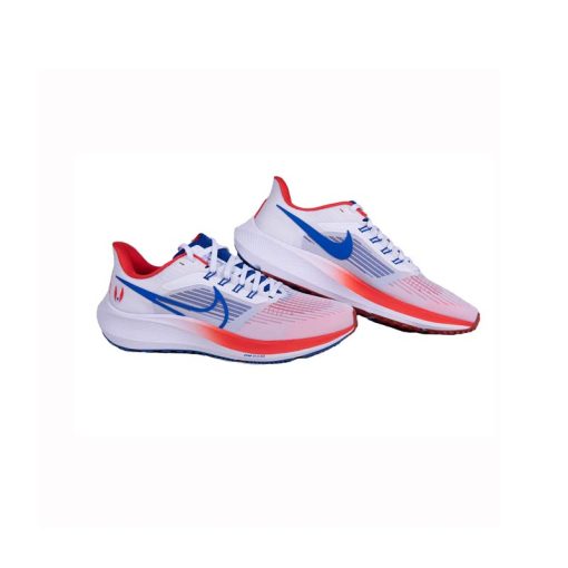 کفش پیاده روی نایک زوم پگاسوس 39 سفید قرمز آبی Nike Air Zoom Pegasus 39 USATF