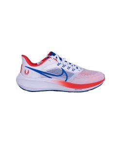 کفش پیاده روی نایک زوم پگاسوس 39 سفید قرمز آبی Nike Air Zoom Pegasus 39 USATF