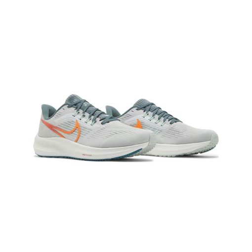 کفش پیاده روی نایک زوم پگاسوس 39 طوسی نارنجی Nike Air Zoom Pegasus 39 Pure Platinum Total Orange