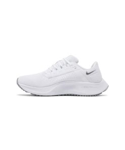کفش پیاده روی نایک پگاسوس 38 سفید تمام  Nike Air Zoom Pegasus 38 White Metallic Silver