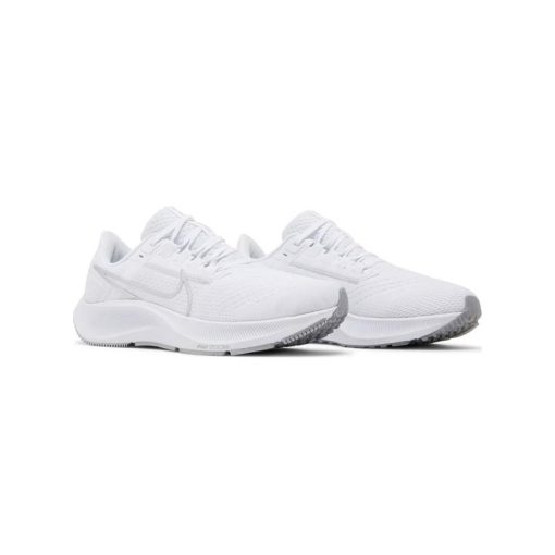 کفش پیاده روی نایک پگاسوس 38 سفید تمام Nike Air Zoom Pegasus 38 White Metallic Silver
