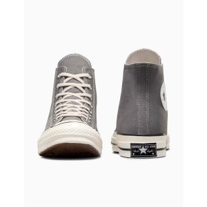 کفش کانورس 1970 ساقدار طوسی Converse All Star Chuck 70 Gray