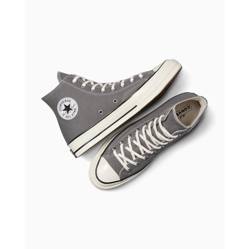 کفش کانورس 1970 ساقدار طوسی Converse All Star Chuck 70 Gray