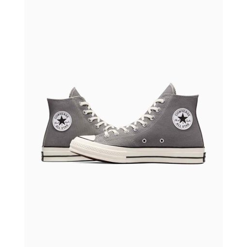 کفش کانورس 1970 ساقدار طوسی Converse All Star Chuck 70 Gray