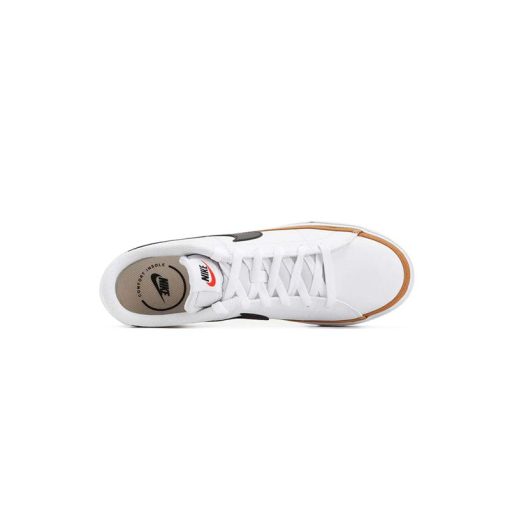 کفش کژوال نایک کورت لگاسی سفید مشکی Nike Court Legacy White Desert Ochre
