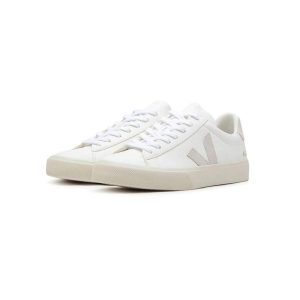 کفش کژوال وجا کمپو سفید طوسی Veja Campo White and Gray