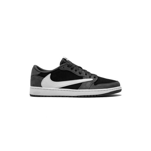 نایک ایرجردن 1 تراویس اسکات طوسی مشکی Nike Air Jordan 1 Low Travis Scott Gray Black