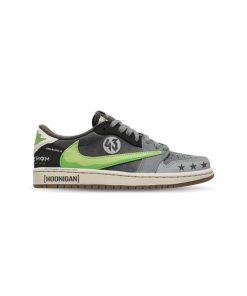 نایک ایرجردن 1 تراویس اسکات کن بلاک هونیگان Nike Air Jordan 1 Low Travis Scott Ken Block Hoonigan