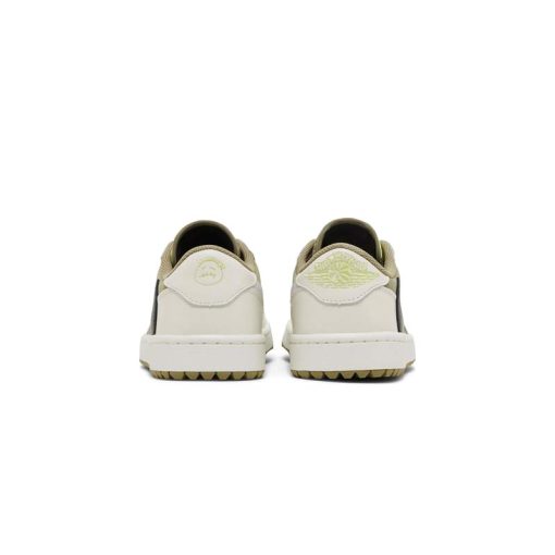 نایک ایرجردن 1 تراویس اسکات گلف Nike Air Jordan 1 Low Travis Scott Golf Neutral Olive