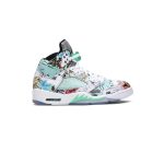 نایک ایرجردن 5 سفید سبز وینگز Nike Air Jordan 5 Retro Wings