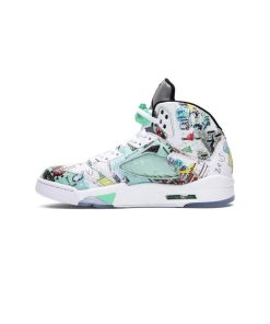 نایک ایرجردن 5 سفید سبز وینگز Nike Air Jordan 5 Retro Wings