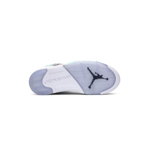 نایک ایرجردن 5 سفید سبز وینگز Nike Air Jordan 5 Retro Wings