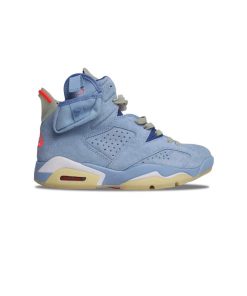 نایک ایرجردن 6 تراویس اسکات آبی Nike Air Jordan 6 Travis Scott Blue