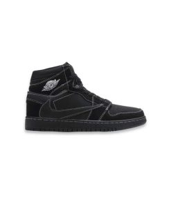 نایک ایرجردن ۱ ساقدار تراویس اسکات تمام مشکی Nike air jordan 1 high travis scott full black