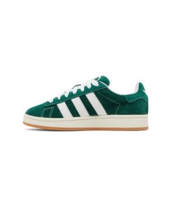 کتونى آدیداس کامپوس سبز سفید Adidas Campus 00s Dark Green Gum