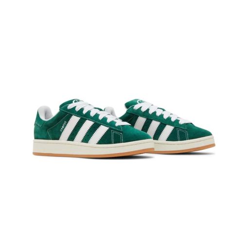 کتونى آدیداس کامپوس سبز سفید Adidas Campus 00s Dark Green Gum