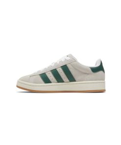 کتونى آدیداس کامپوس کرم سبز Adidas Campus 00s Crystal White Dark Green