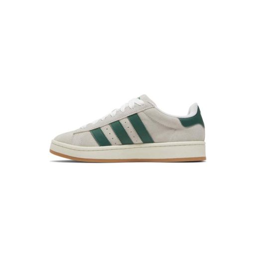 کتونى آدیداس کامپوس کرم سبز Adidas Campus 00s Crystal White Dark Green